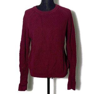 Banana Republic Burgundy Knit Sweater Factory M